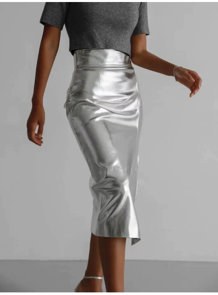 IRIE PU LEATHER SKIRT