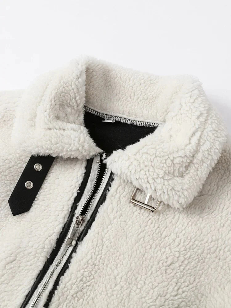 DANIELLE LAMB WOOL COAT