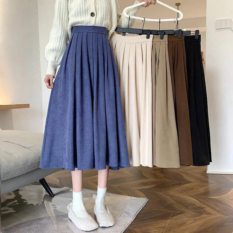 HIGH WAIST PLEATED SKIRT