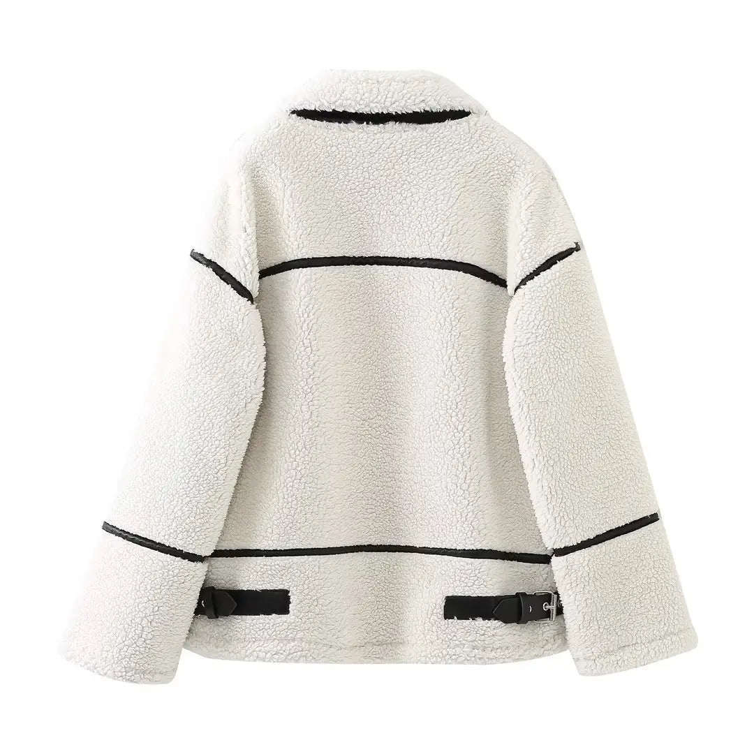 DANIELLE LAMB WOOL COAT