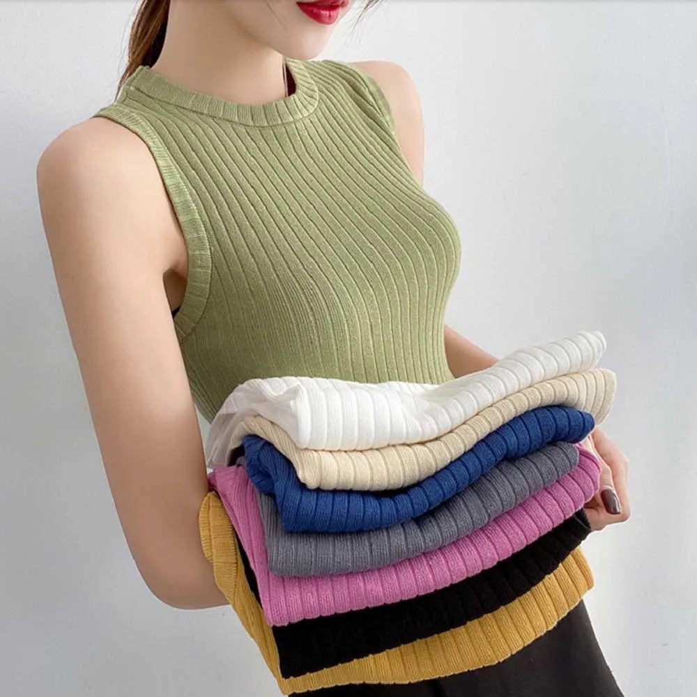 KNITTED TANK TOP