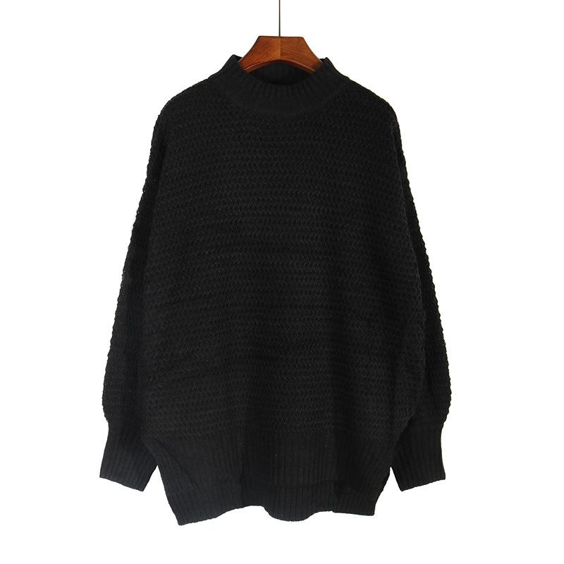 MOCK NECK CASUAL PULLOVER