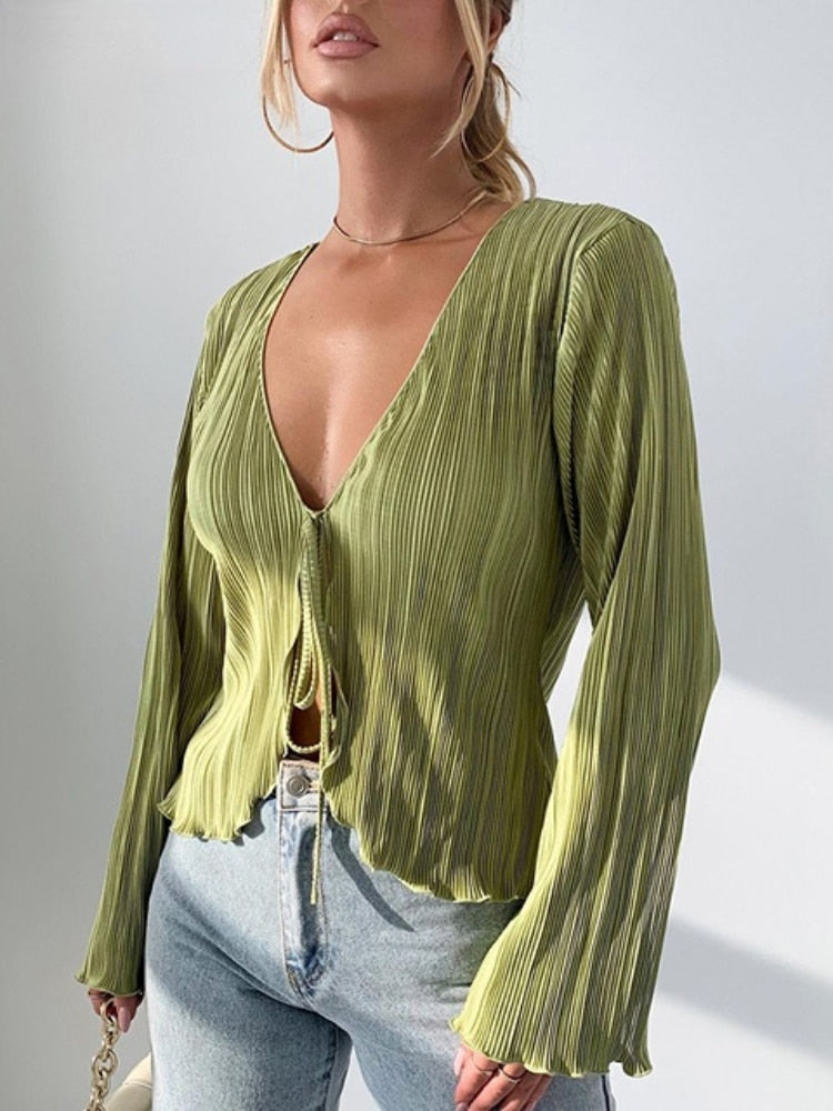 PLEATED TOP