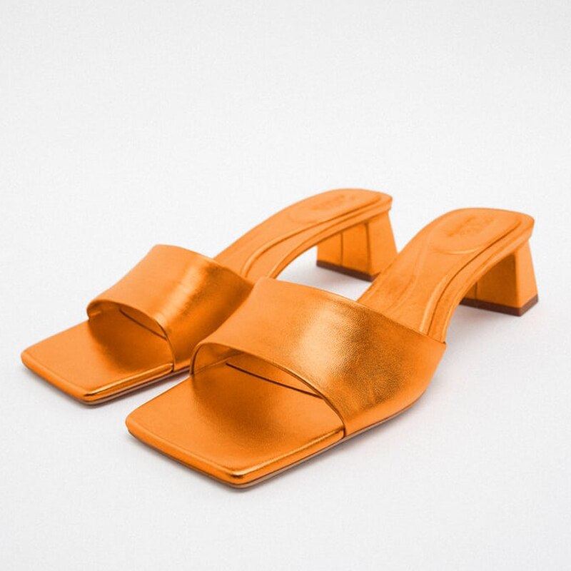 ORANGE SANDALS