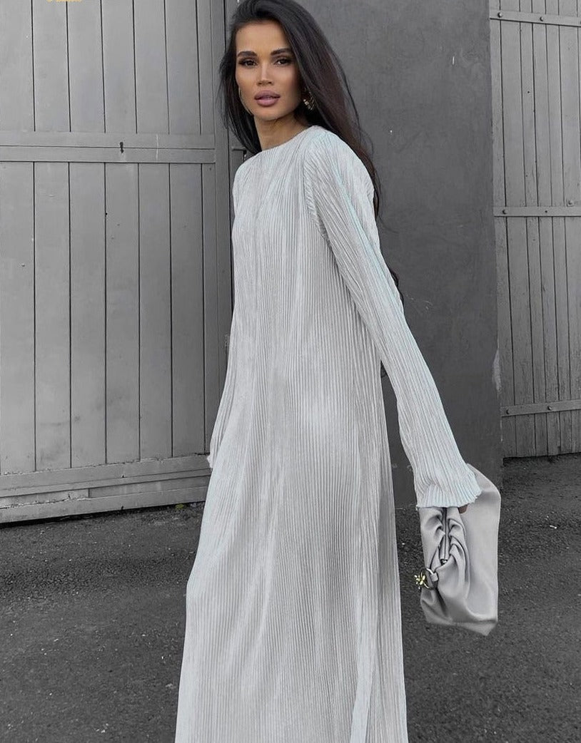 SLEEVE MAXI DRESS