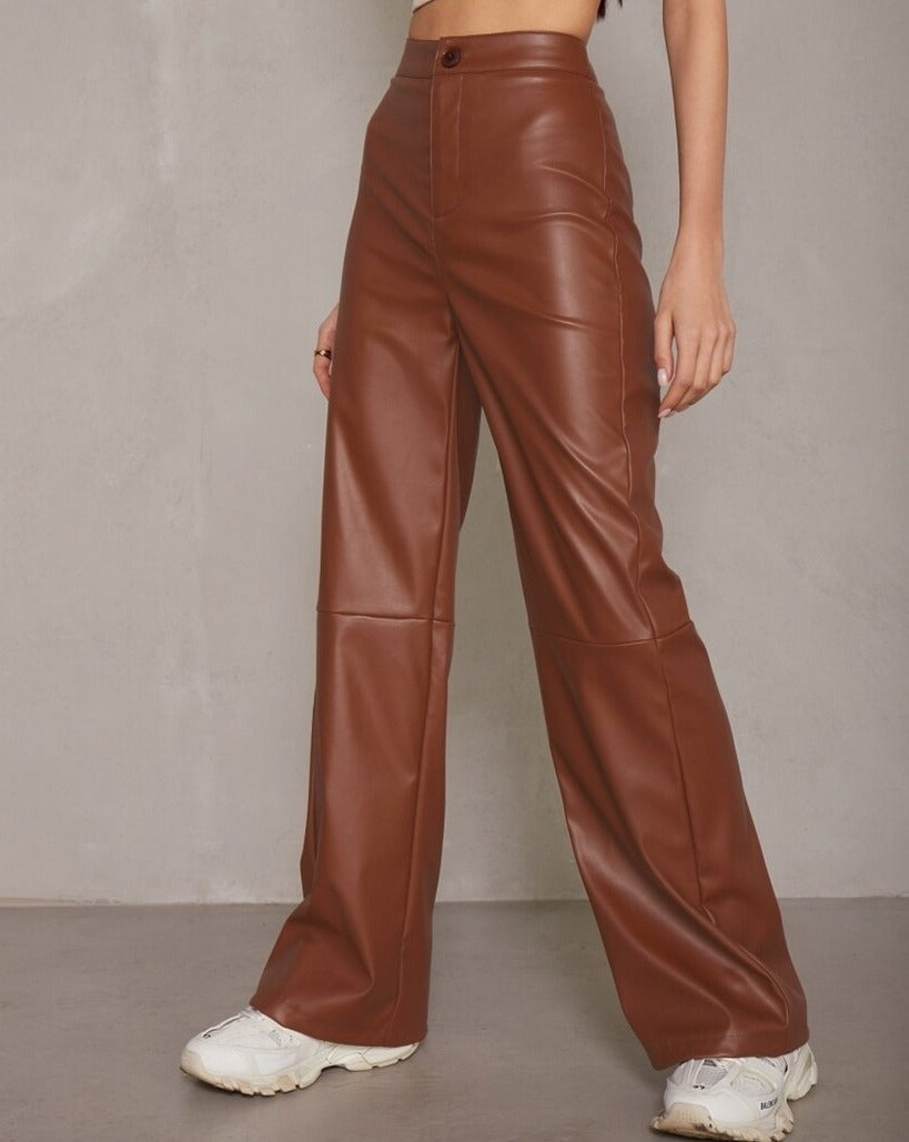 ELASTIC WIDE PANTS