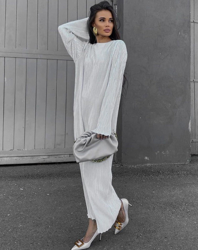 SLEEVE MAXI DRESS