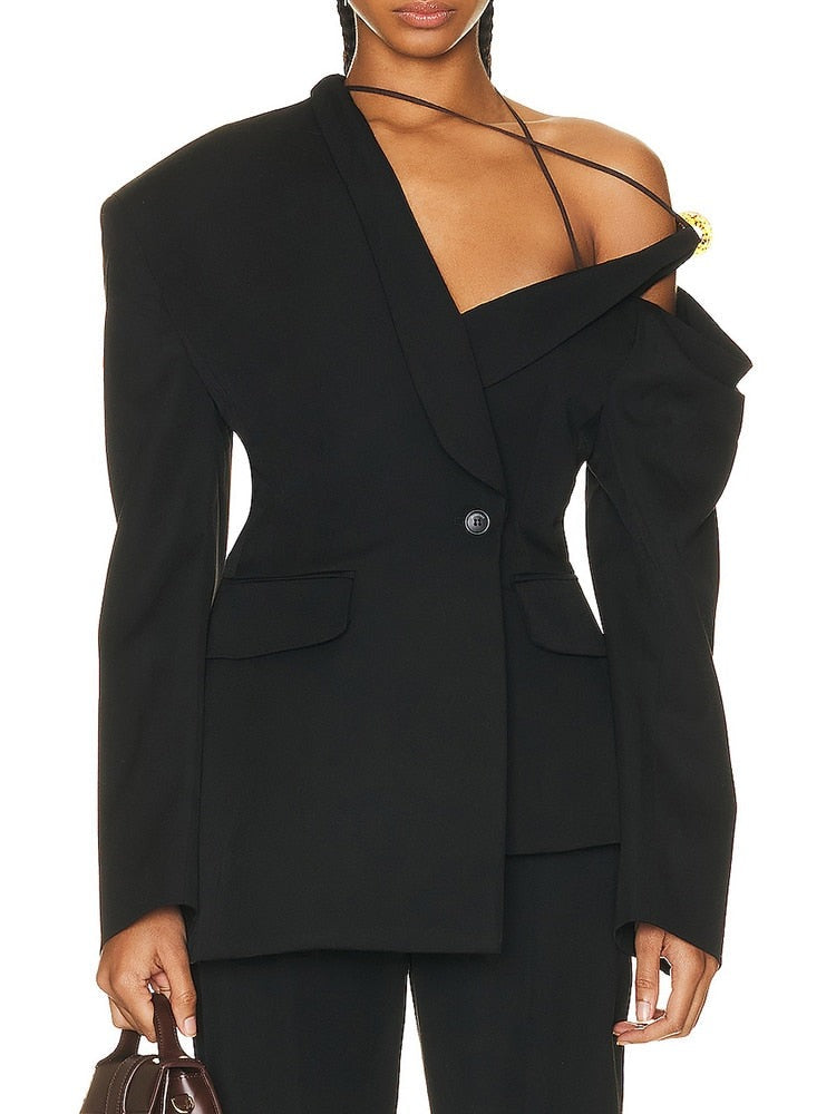 ASYMMETRICAL CHIC BLAZER